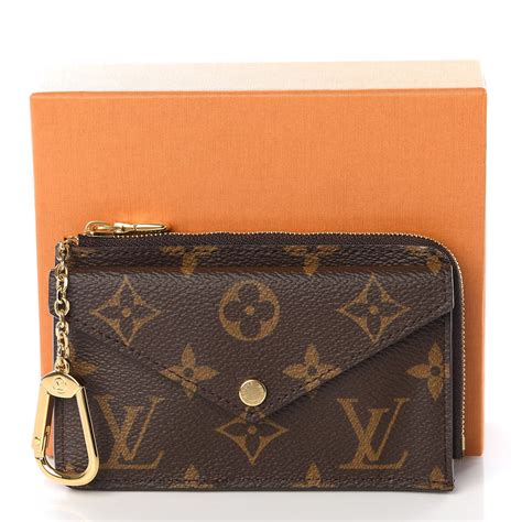 louis vuitton 1942 holder|LOUIS VUITTON Monogram Recto Verso Card Holder Black .